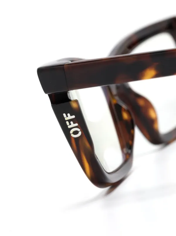 Off-White™ スクエアフレーム メガネ Off-White Eyewear Optical Style 50 スクエア眼鏡フレーム | ブラック