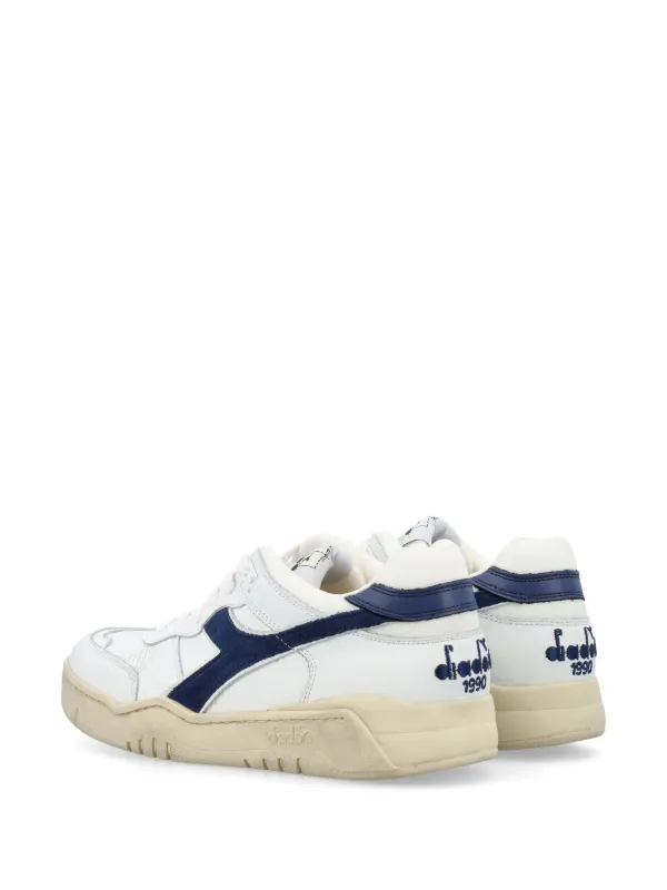 Diadora Panelled Leather Sneakers | White | FARFETCH