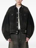 Maison MIHARA YASUHIRO Combination denim jacket - Black