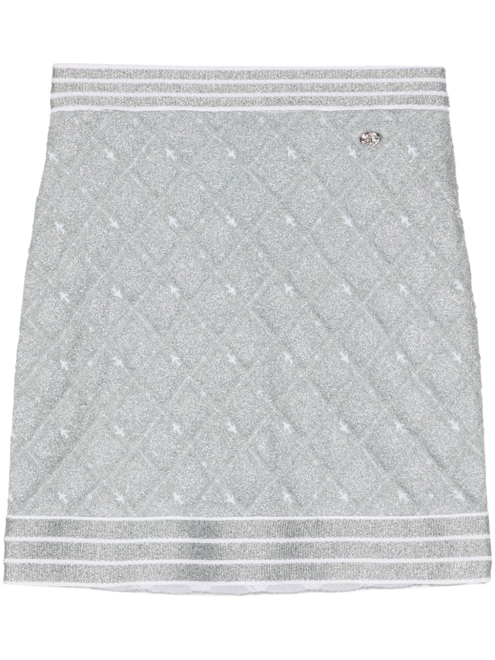 2000s geometric-pattern skirt