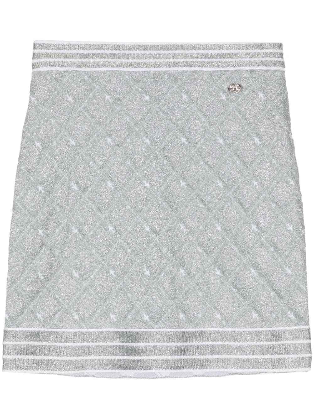 Cheap HOT SALE CHANEL 2000s geometric-pattern skirt Women