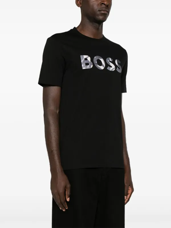BOSS ロゴ Tシャツ | ブラック | FARFETCH JP
