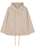 Sunnei Easy water-repellent hooded jacket - Neutrals