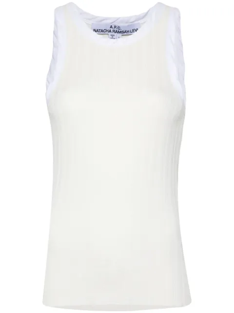 A.P.C. Lemaitre ribbed-jersey tank top Women