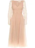 ZIMMERMANN point-d'esprit tulle dress - Neutrals