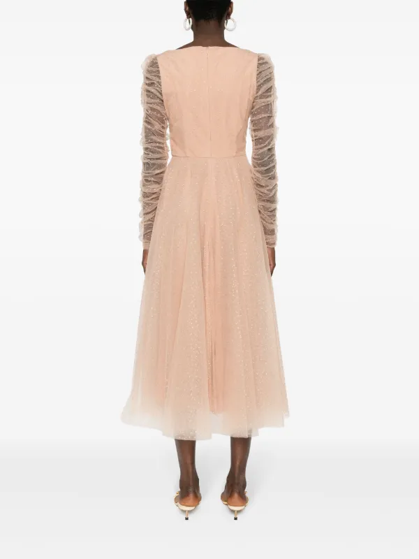 【Zimmermann】Ruched point d'esprit tulle minidress Zimmermann Point d'esprit ruched tulle minidress Zimmermann