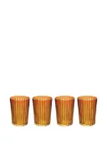 L'Objet Prism highball glasses (set of four) - Orange