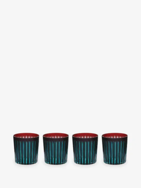L'Objet Prism old fashioned glasses (set of four)