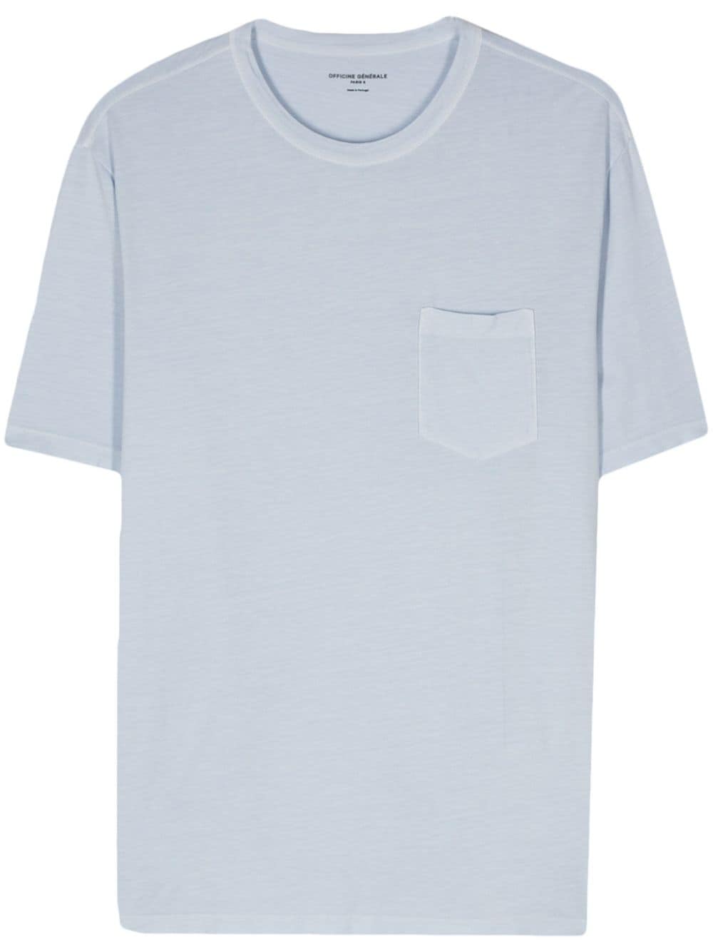 Officine Generale chest-pocket T-shirt - Blu