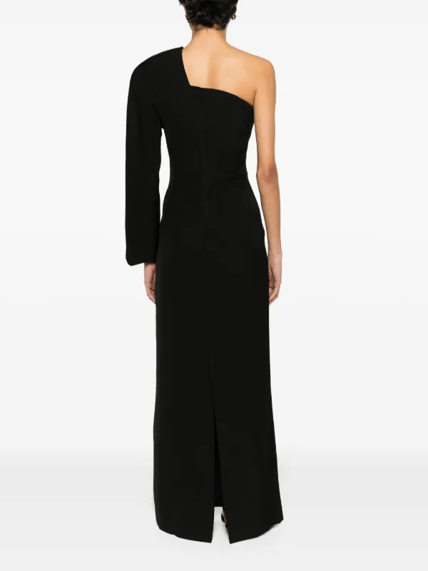 Jacquemus La Robe Pablo one-shoulder Maxi Dress | Black