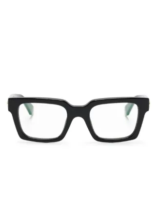 off-white スクエア眼鏡フレーム Off-White Eyewear スクエア眼鏡フレーム | ブルー | FARFETCH JP