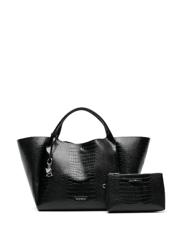 Emporio armani deals crocodile bag