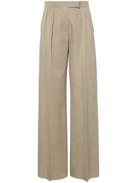 Max Mara pleated wide-leg trousers