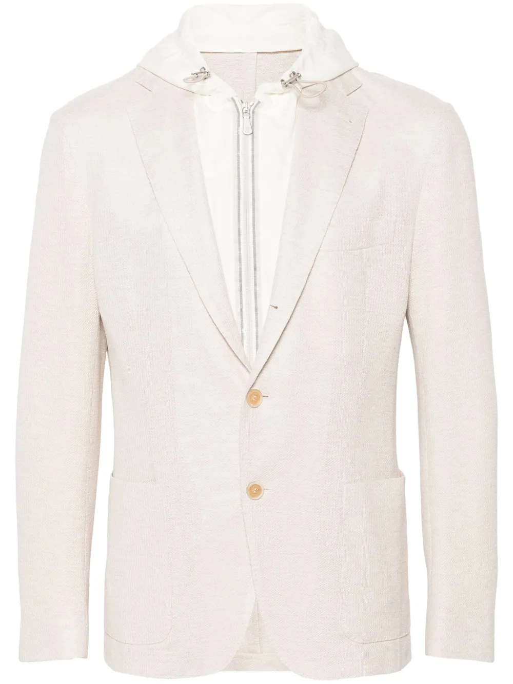 Eleventy removable-layer blazer Beige