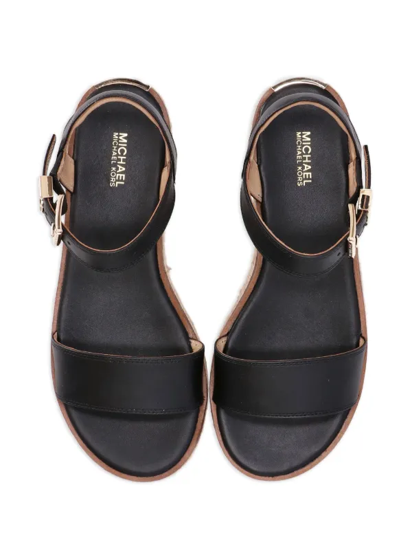 Michael Kors Richie Espadrille Sandals Black FARFETCH UK