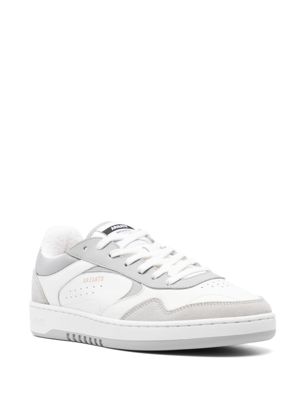Shop Axel Arigato Arlo Leather Sneakers In Neutrals