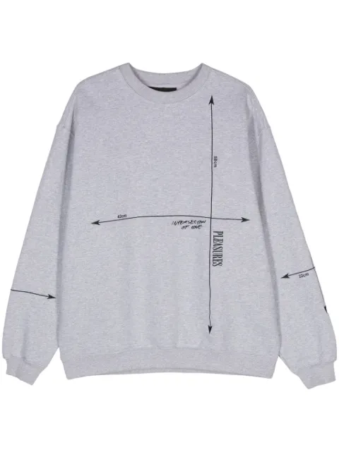 Pleasures sudadera Intersection