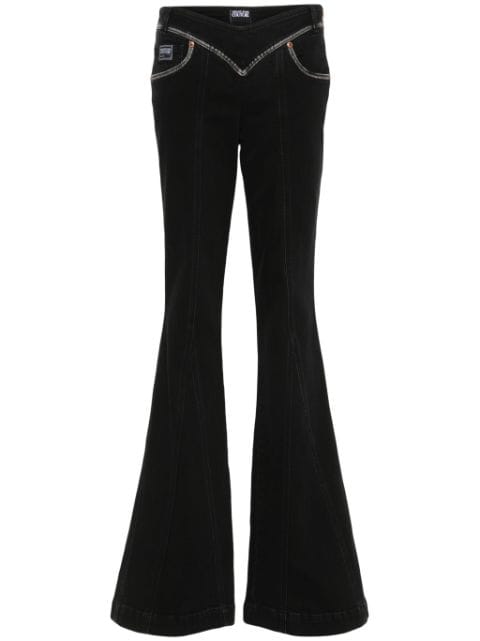 Versace Jeans Couture low-rise flared jeans