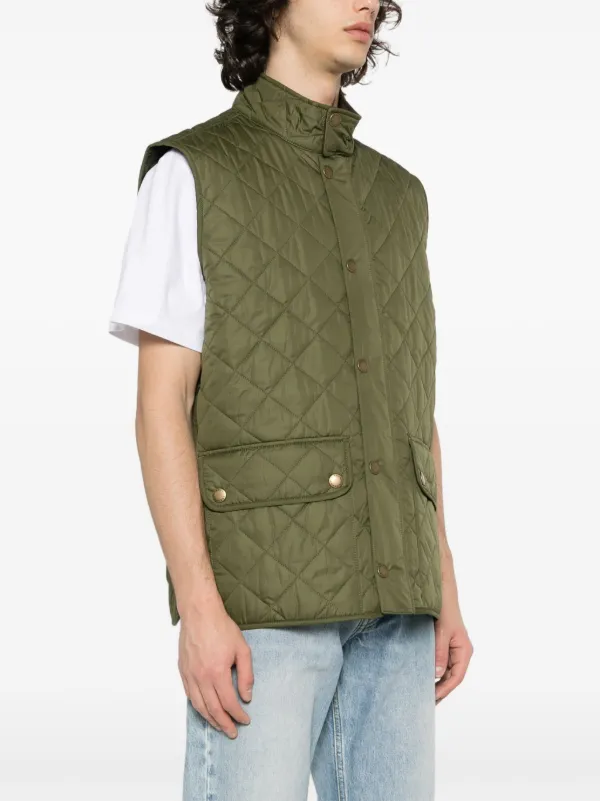 Barbour キルティングベスト | グリーン | FARFETCH JP