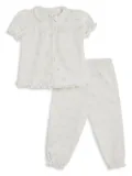 Marie-Chantal wing-print cotton pajama set - Neutrals