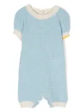 Gensami kids contrast-trim shorties - Blue