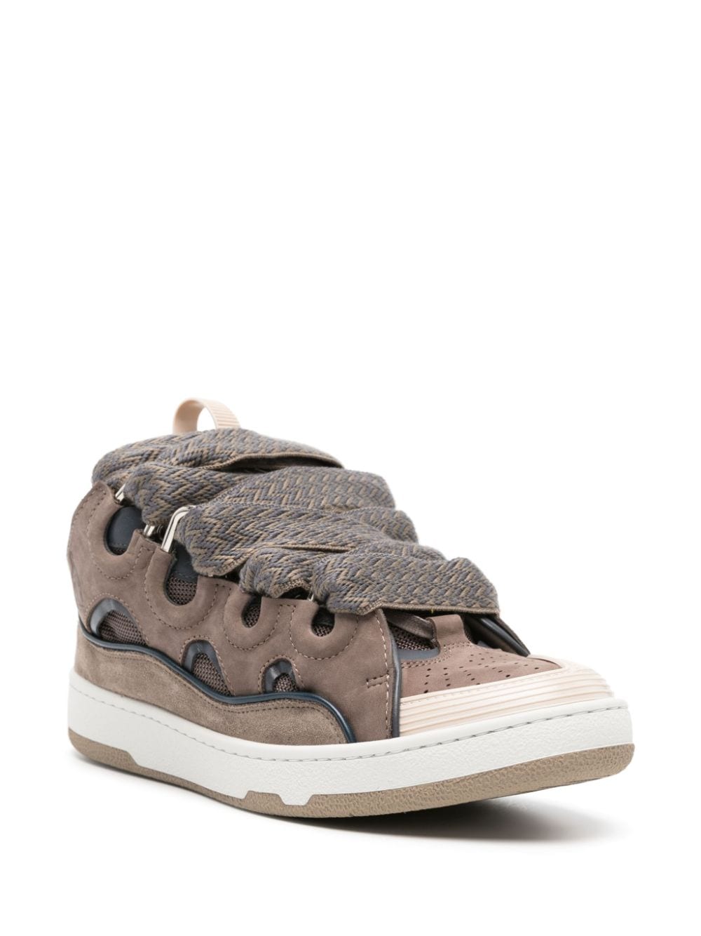 Lanvin Curb leather sneakers - Bruin