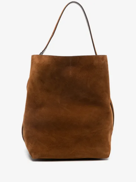 TOTEME belted suede tote bag
