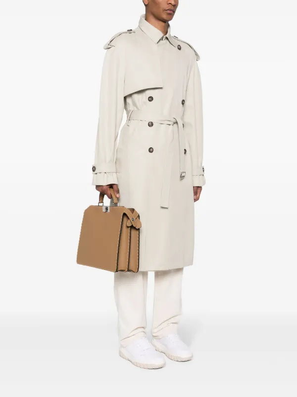 FENDI Medium Peekaboo ISeeU Selleria Tote Bag | Brown | FARFETCH