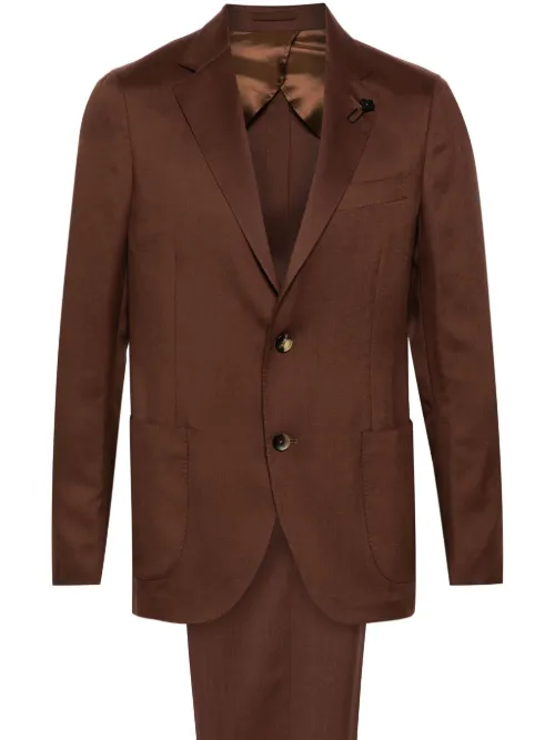 Costume à détail de broche - Lardini - Modalova