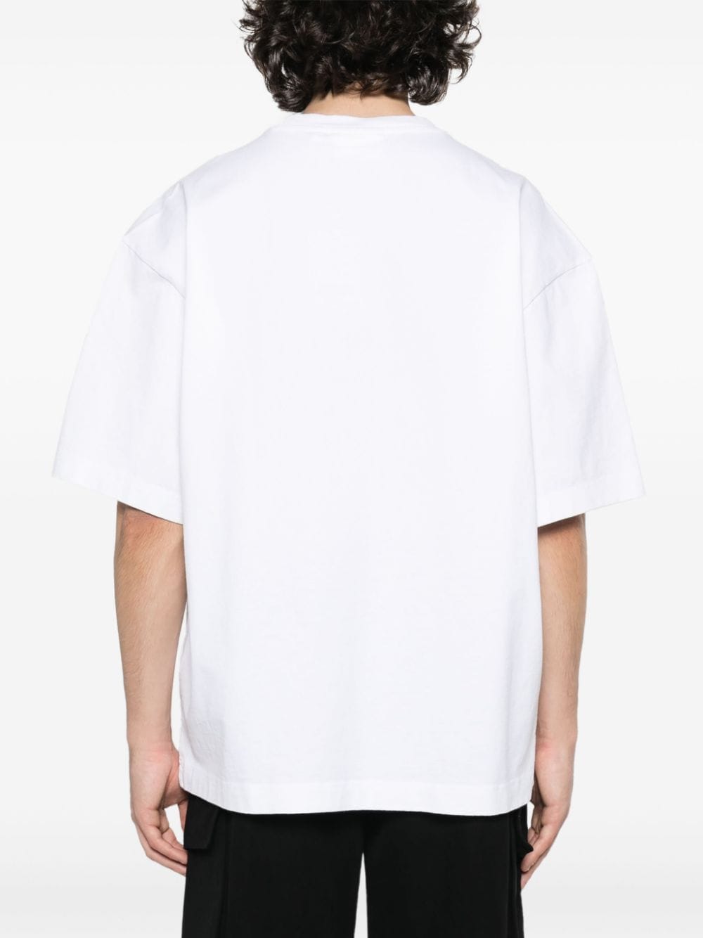 Shop Axel Arigato Logo-print Cotton T-shirt In Weiss