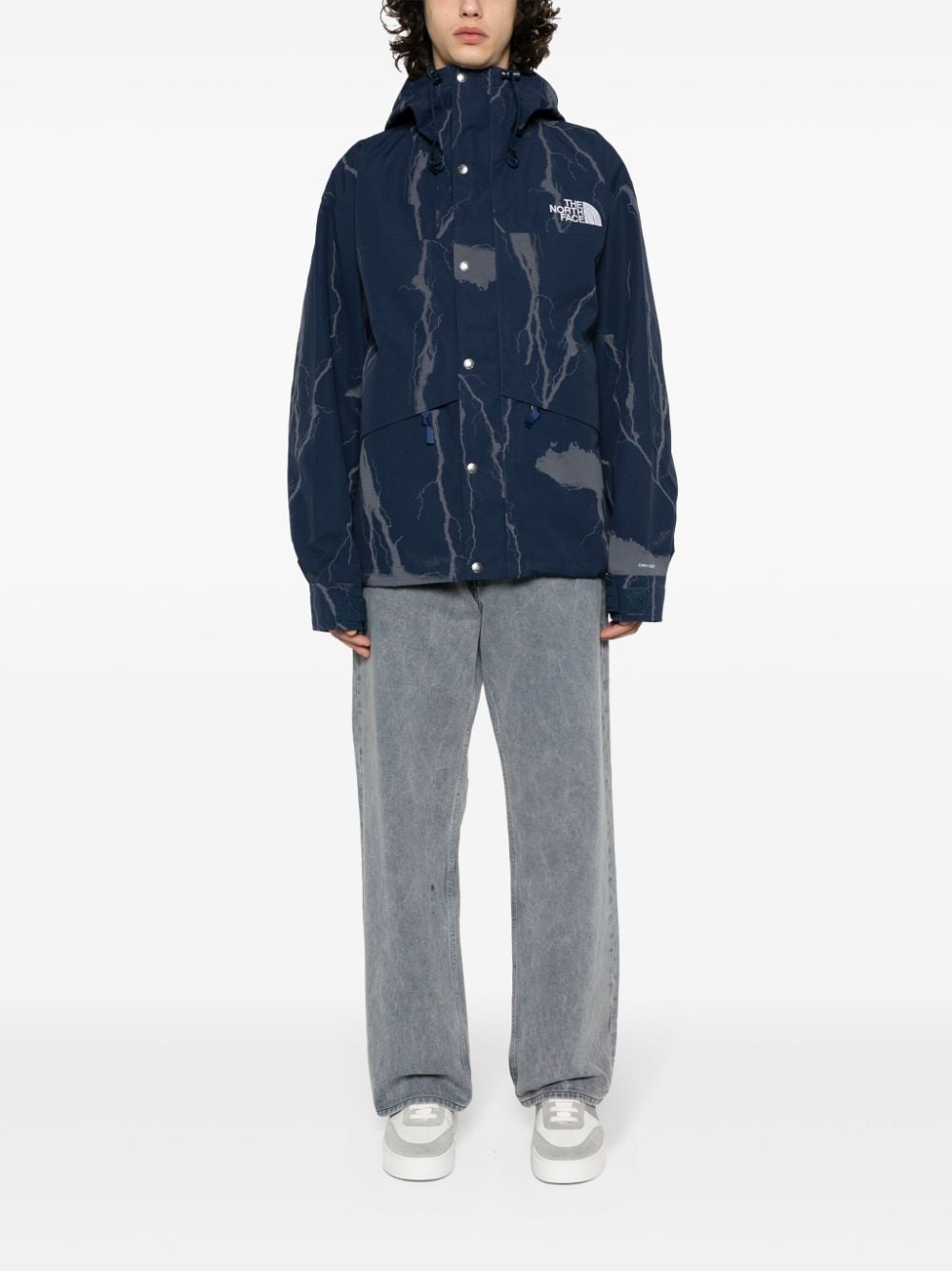 The North Face Jack met capuchon Blauw