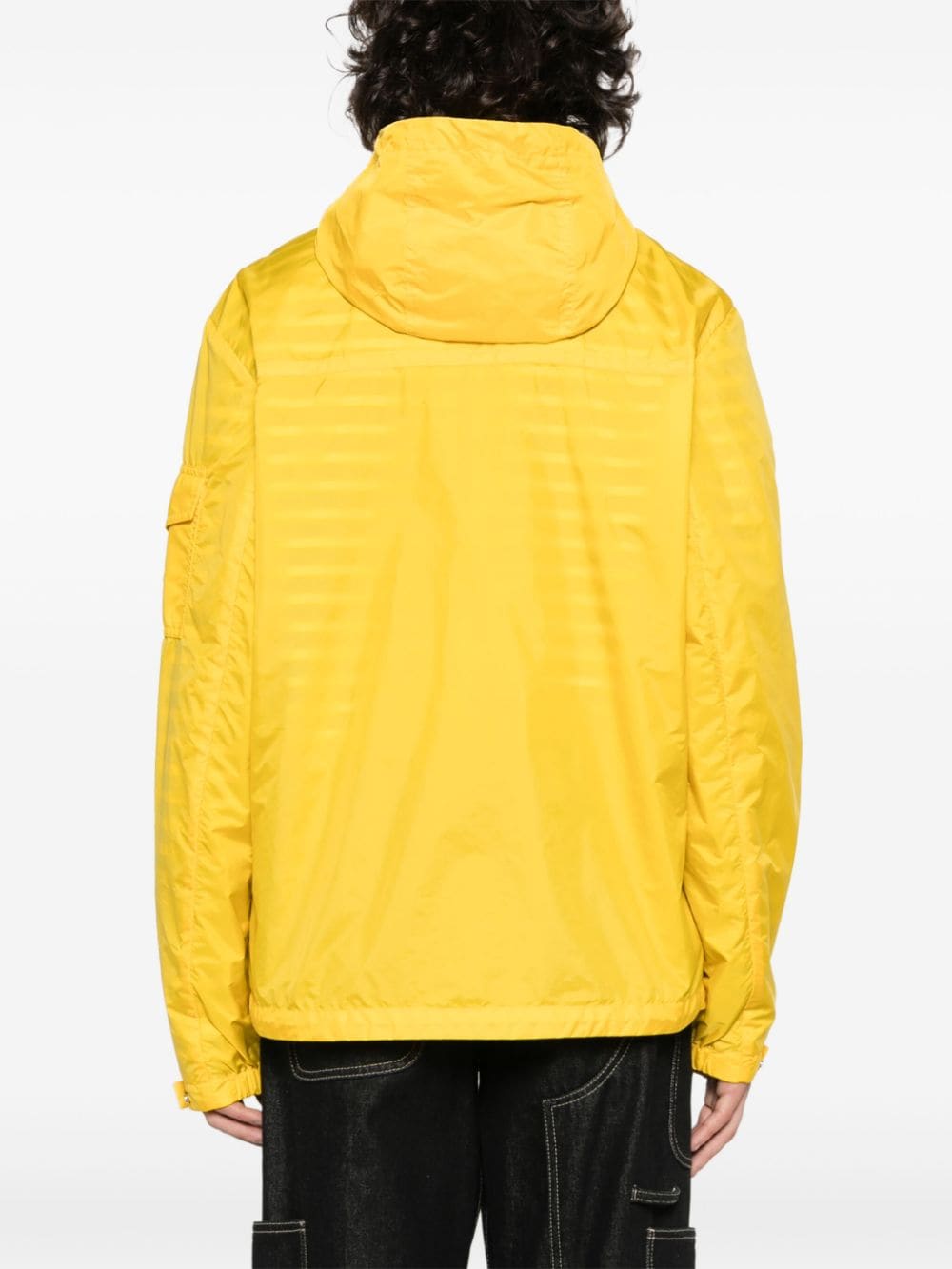 Shop Moncler Etiache Shell Jacket In 黄色