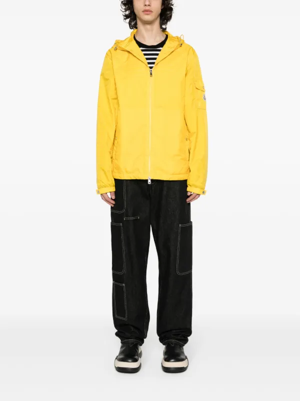 Moncler Etiache Shell Jacket Yellow FARFETCH AE