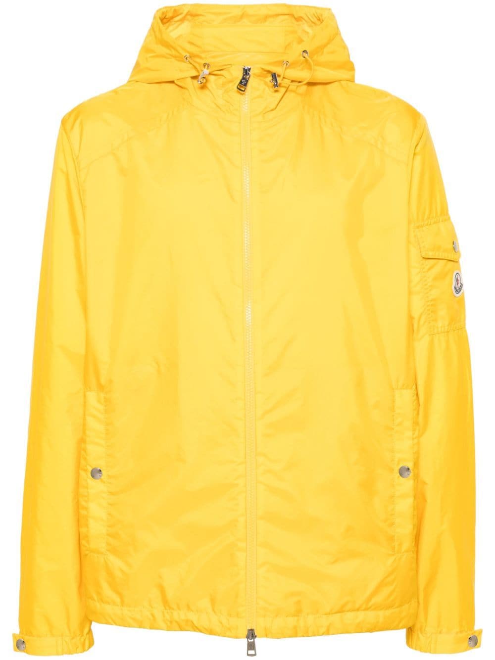 Moncler Etiache Shell Jacket In Yellow