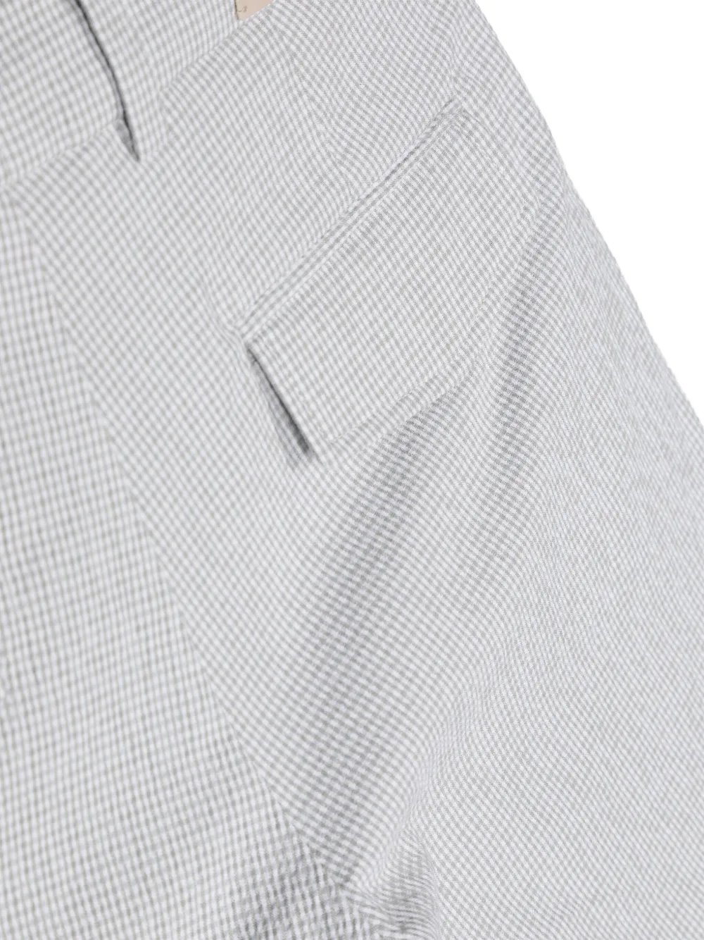 ELEVENTY CHECK-PATTERN SHORTS