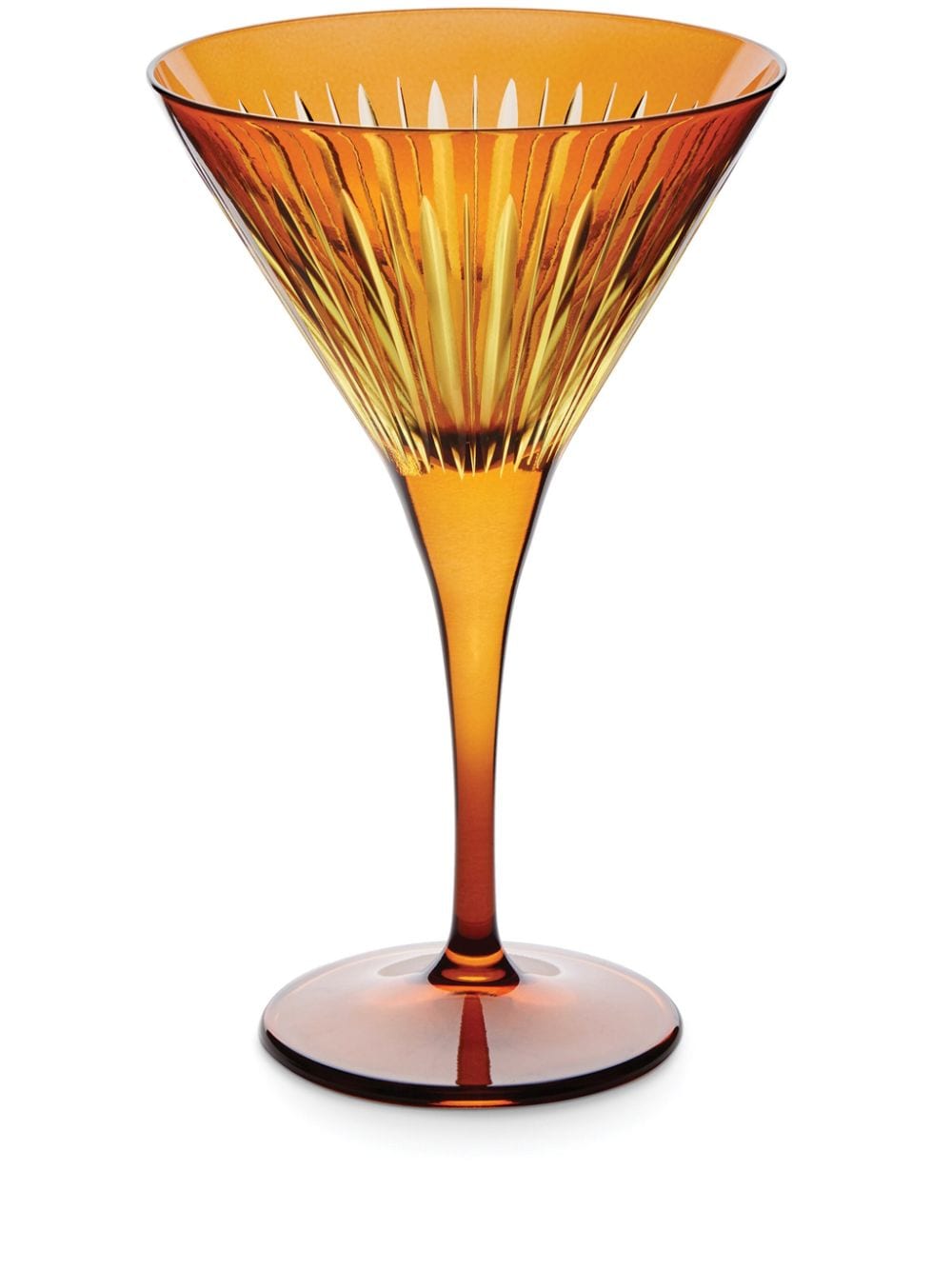 L'objet Prism Martini Glasses (set Of Four) In Orange