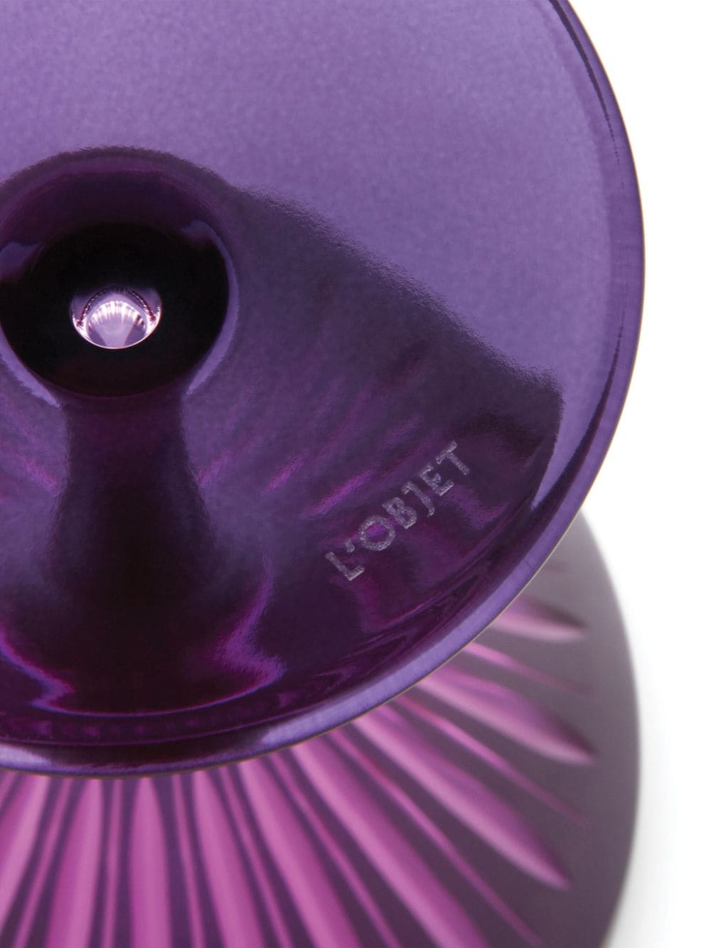 Shop L'objet Prism Martini Glasses (set Of Four) In Purple