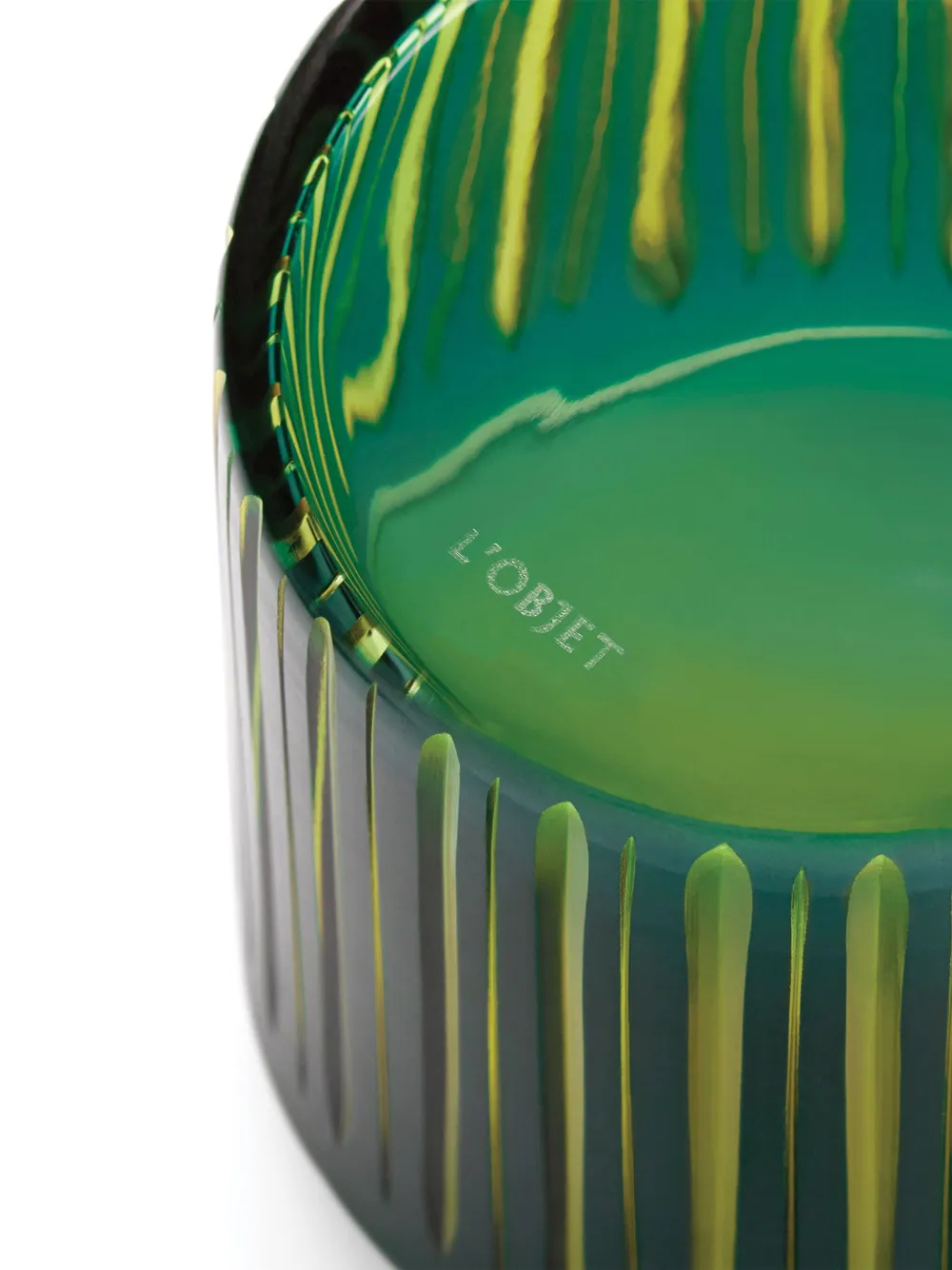 L'objet Prism Set Of 4 Glasses In Green