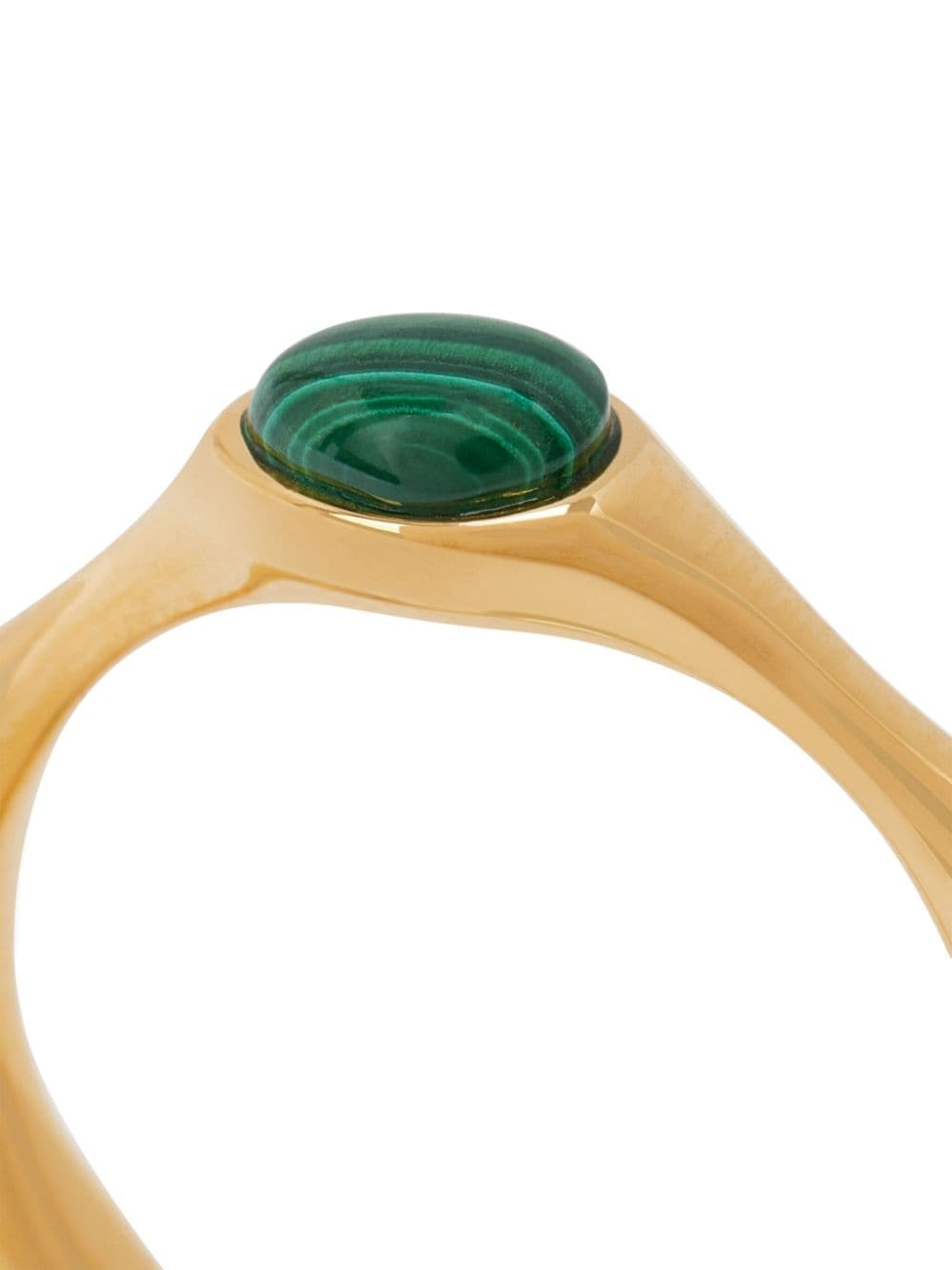 Missoma malachite embellished ring - Goud