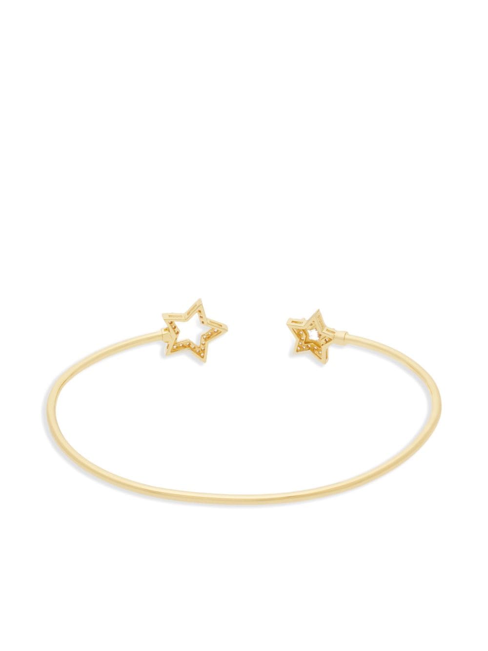 Shop Hzmer Jewelry Celeste Star-embellished Cuff Bracelet In Gold