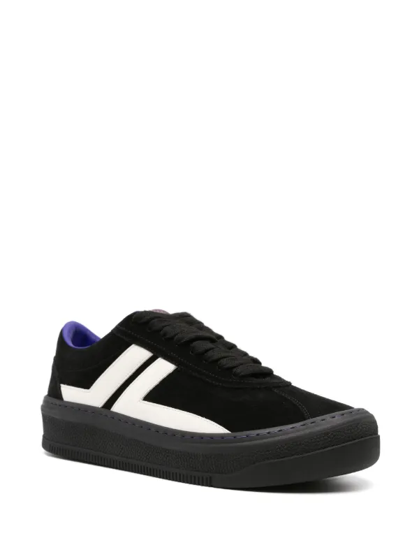 Lanvin x Future Cash Suede Sneakers | Black | FARFETCH