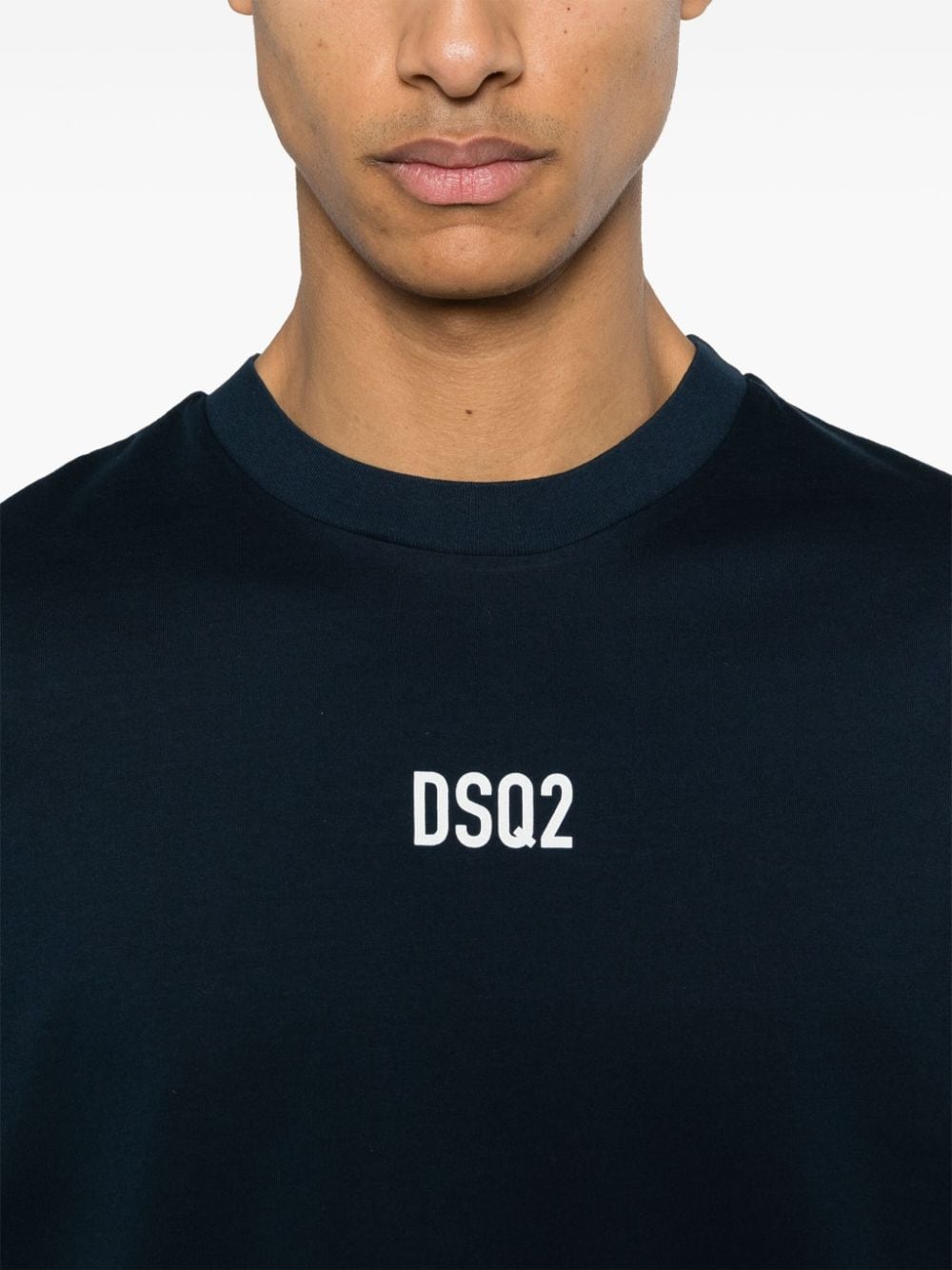 Dsquared2 T-shirt met logoprint Blauw
