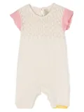 Gensami kids panelled-design shorties - Neutrals