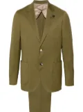 Lardini single-breasted wool suit - Green