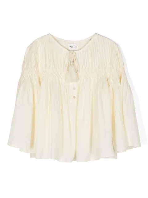 MARANT ÉTOILE blouse Asuka à fines rayures