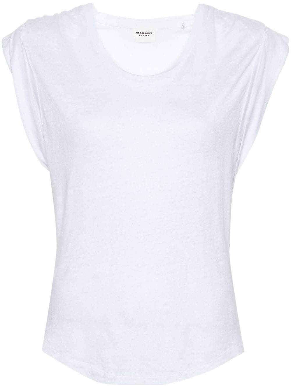 Marant Etoile Kotty Linen T-shirt In White