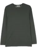LEMAIRE long-sleeve silk T-shirt - Grey