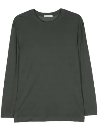 Ki LEMAIRE ルメール シルクロングシャツ LEMAIRE シルク ロングTシャツ | グレー | FARFETCH JP