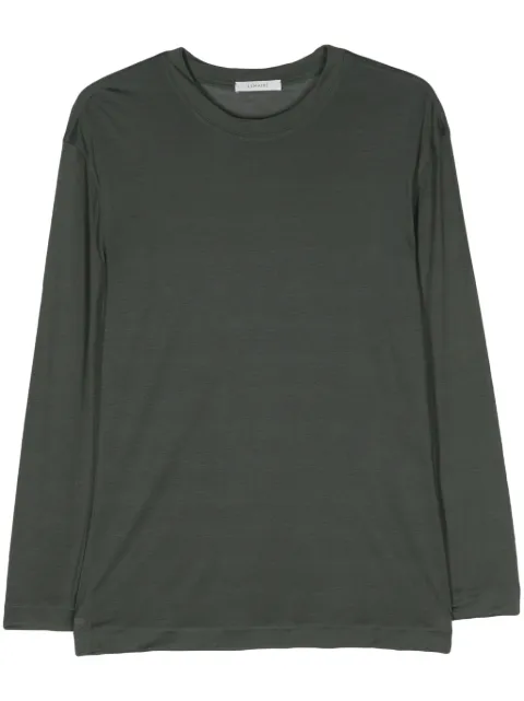 LEMAIRE long-sleeve silk T-shirt