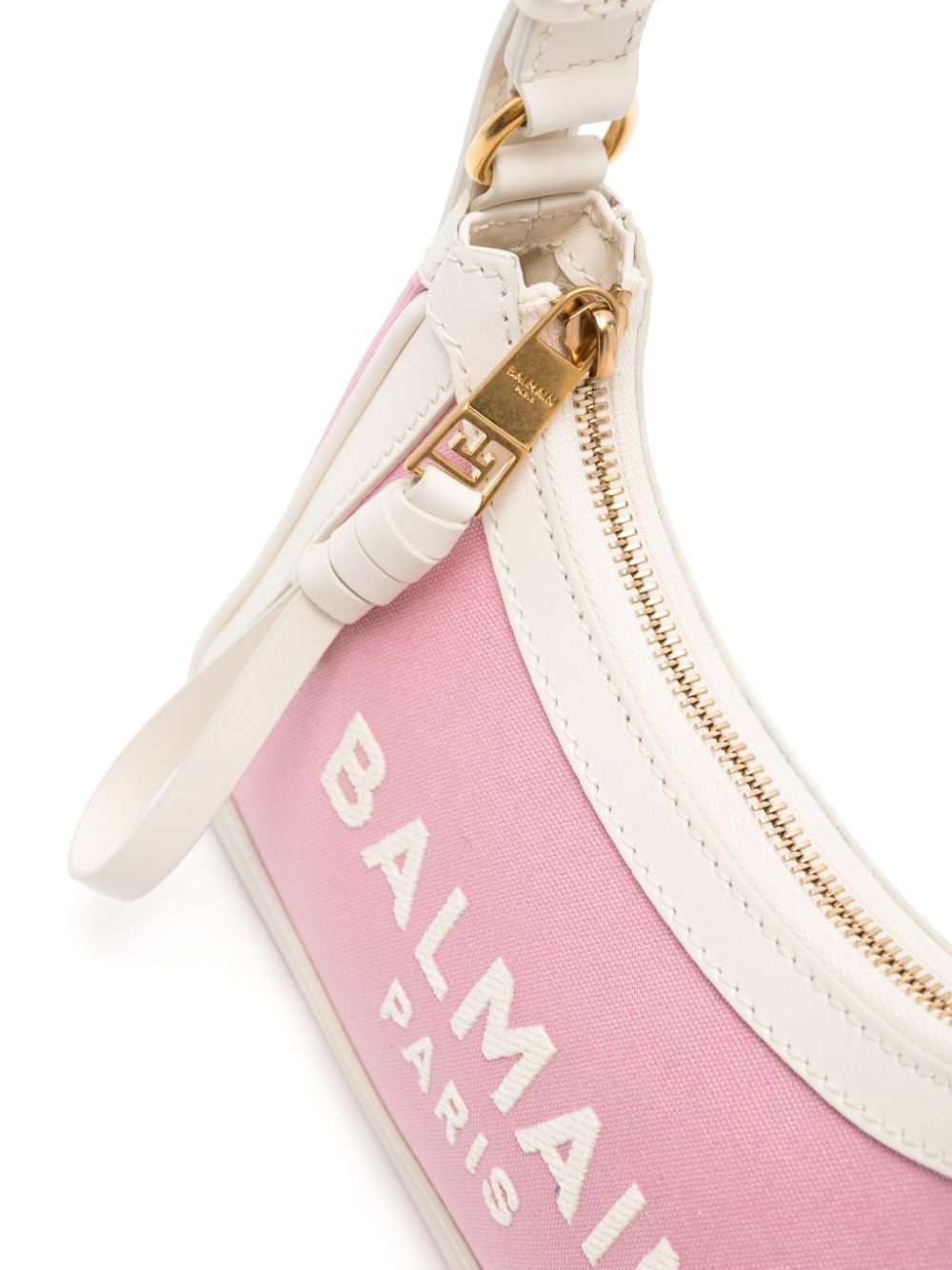 Shop Balmain B-army Shoulder Bag In 粉色